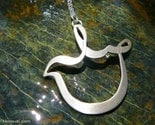 Persian Dove (Sterling Silver, recycled), Peace Pendant