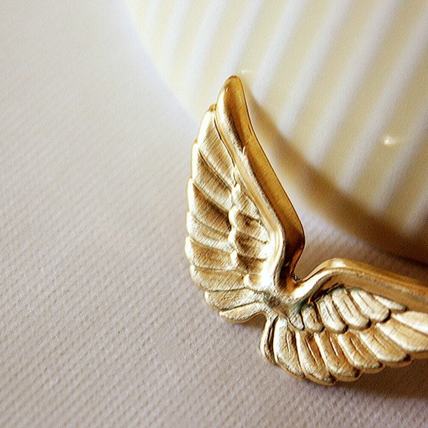 you are my angel. golden wing pin. a christmas collection.