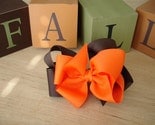 Big Fall Bow (also available in 30 different colors and patterns)