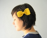 Saffron Knit Hairbow