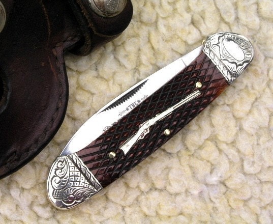Personalized Custom Engraved Canoe Pocket Knife, Gift Box