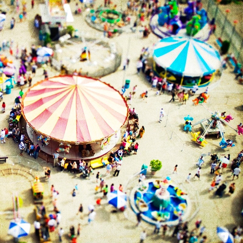 Coney Island Carnivale Summer Fun by Depuis Decorative Photography on Etsy