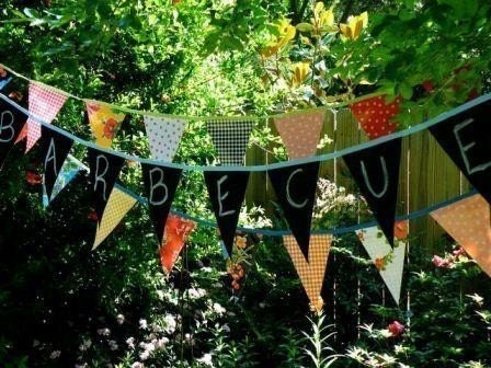 Chalk and Oilcloth Party Banners by Modern June