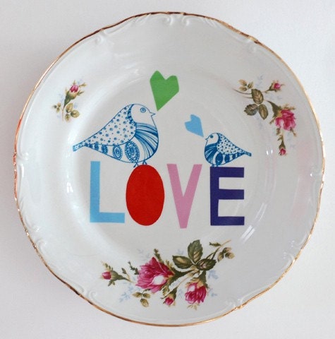 Love plate made to order