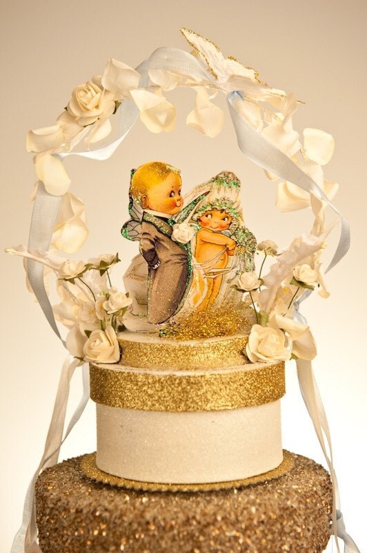 Kewpie Doll  Wedding Cake Topper