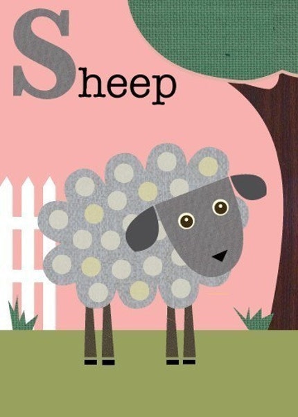 Letter S (sheep)