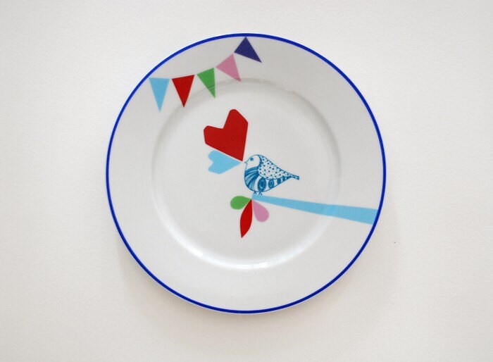 Lovebird plate