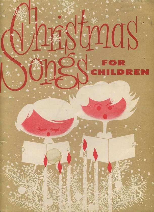 Christmas Songs For Children Song Book 1950