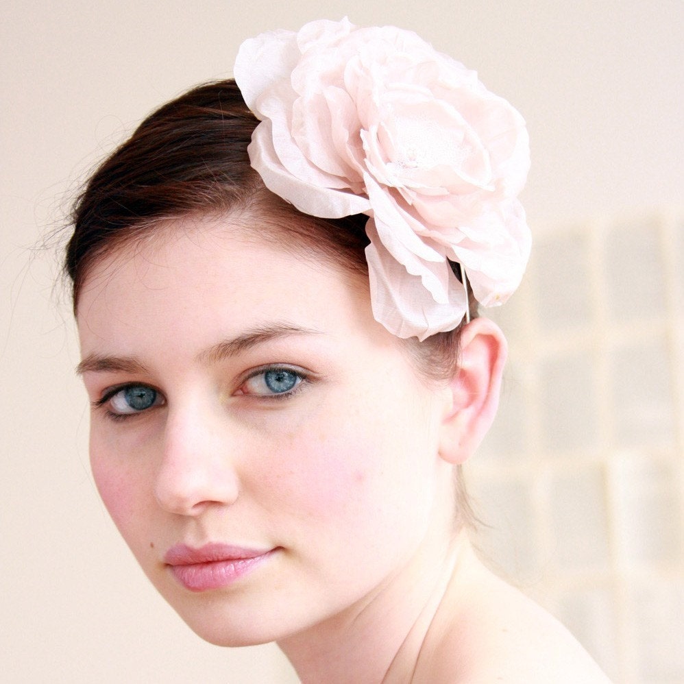 Gorgeous handmade silk bloom - Made to order - headband or comb