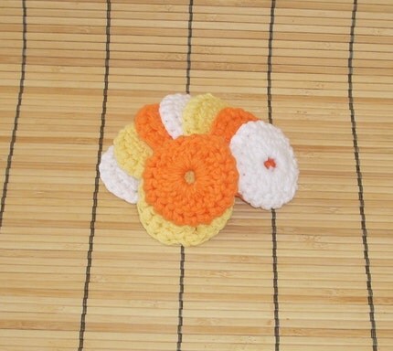 2 Inch Cotton Pads, Cotton Ball Replacements, Set of 9, Lazy Daisy