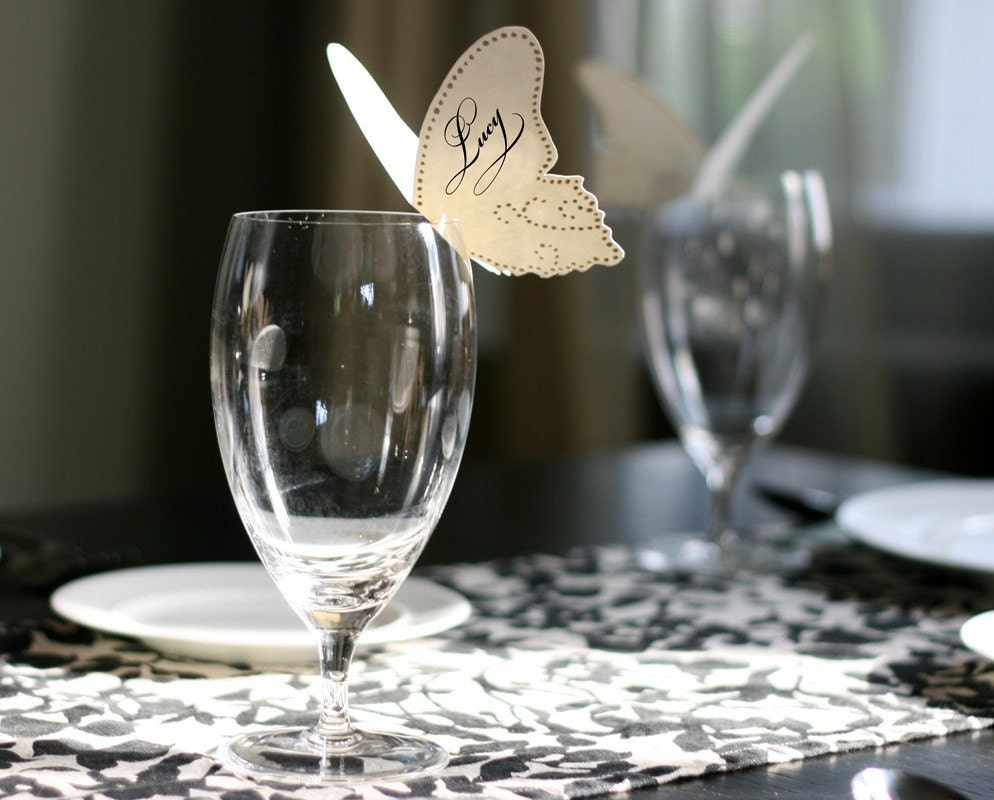 Butterfly Place Cards - set of 25