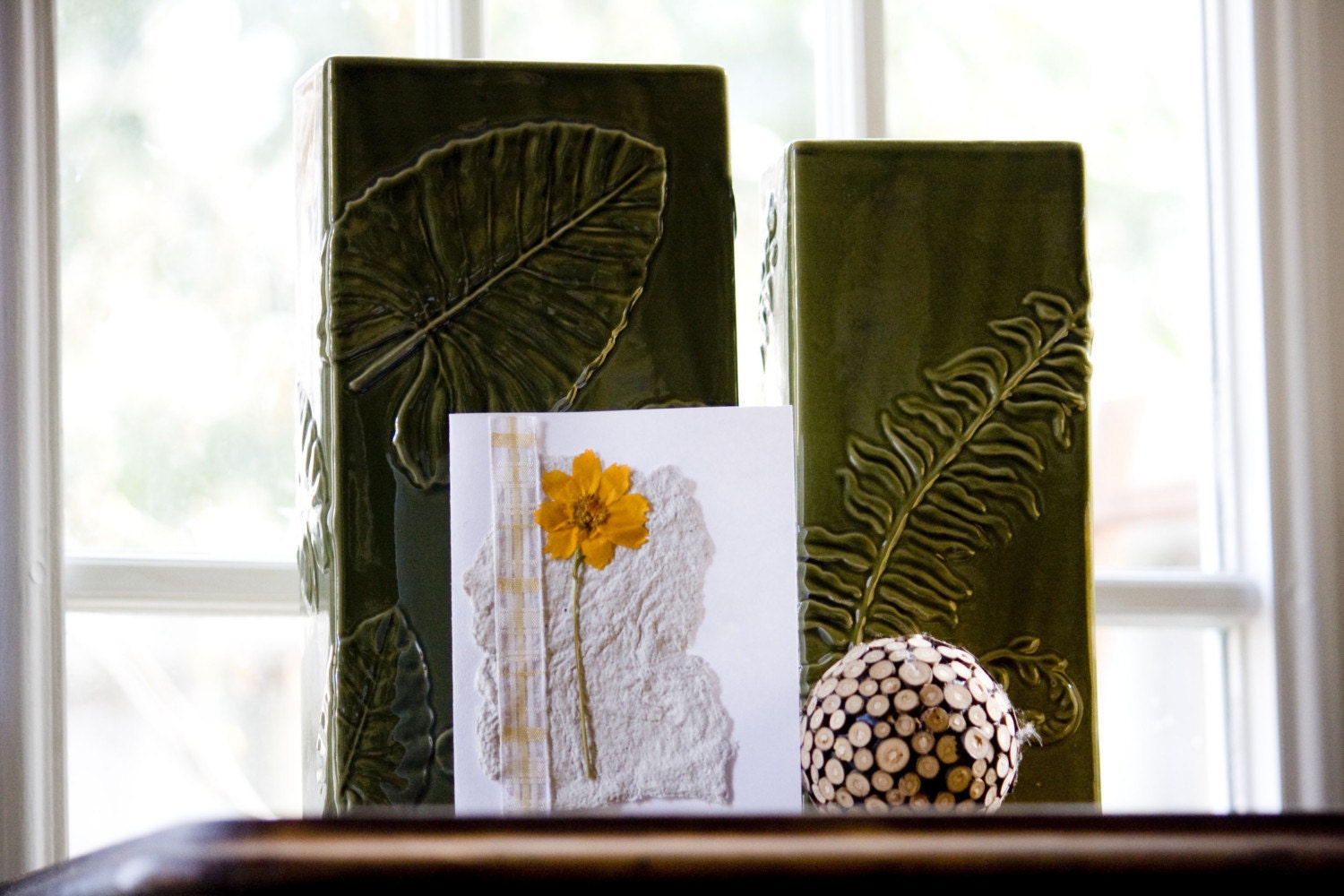 Pressed Coreopsis Flower Cards