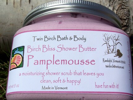 Shower Butter in Pamplemousse by Twin Birch