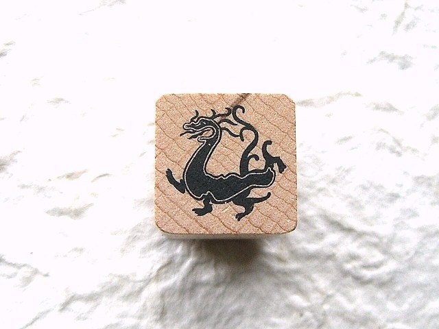 Cute Japanese Rubber Stamp-Dragon