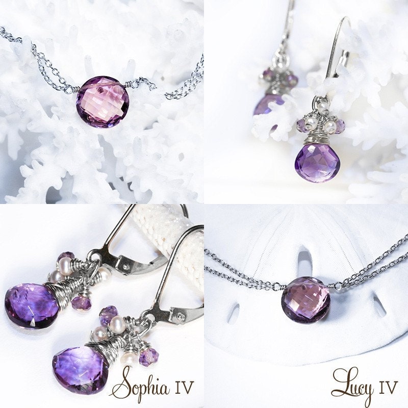 Lucy IV Necklace ... Amethyst
