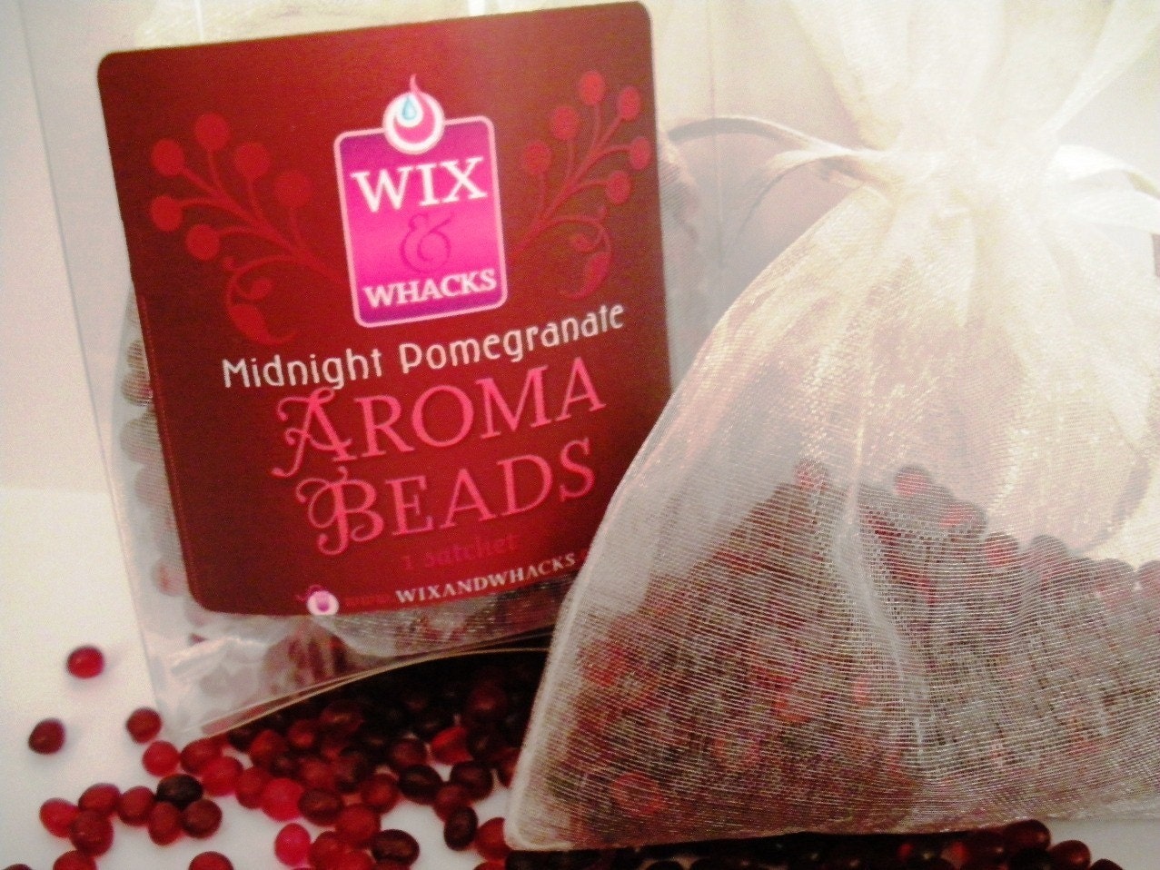 MIDNIGHT POMEGRANATE - Aroma Bead Sachet - Highly Scented - Buy 4 get 1 FREE