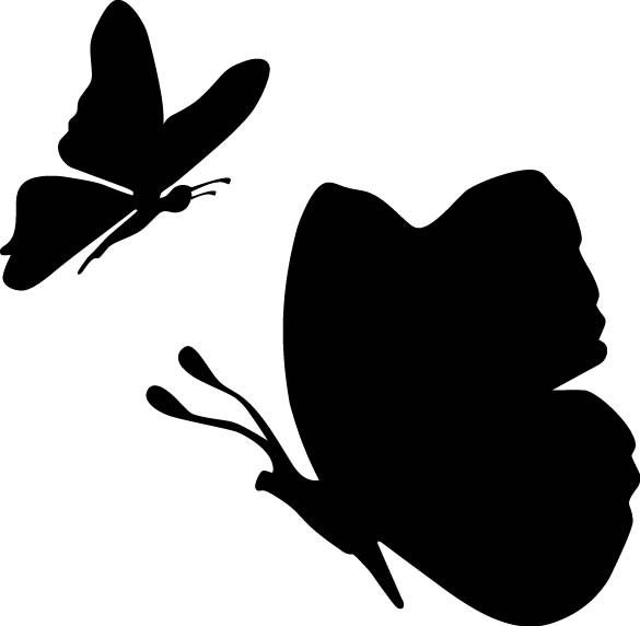 Butterflys- wall decal- medium