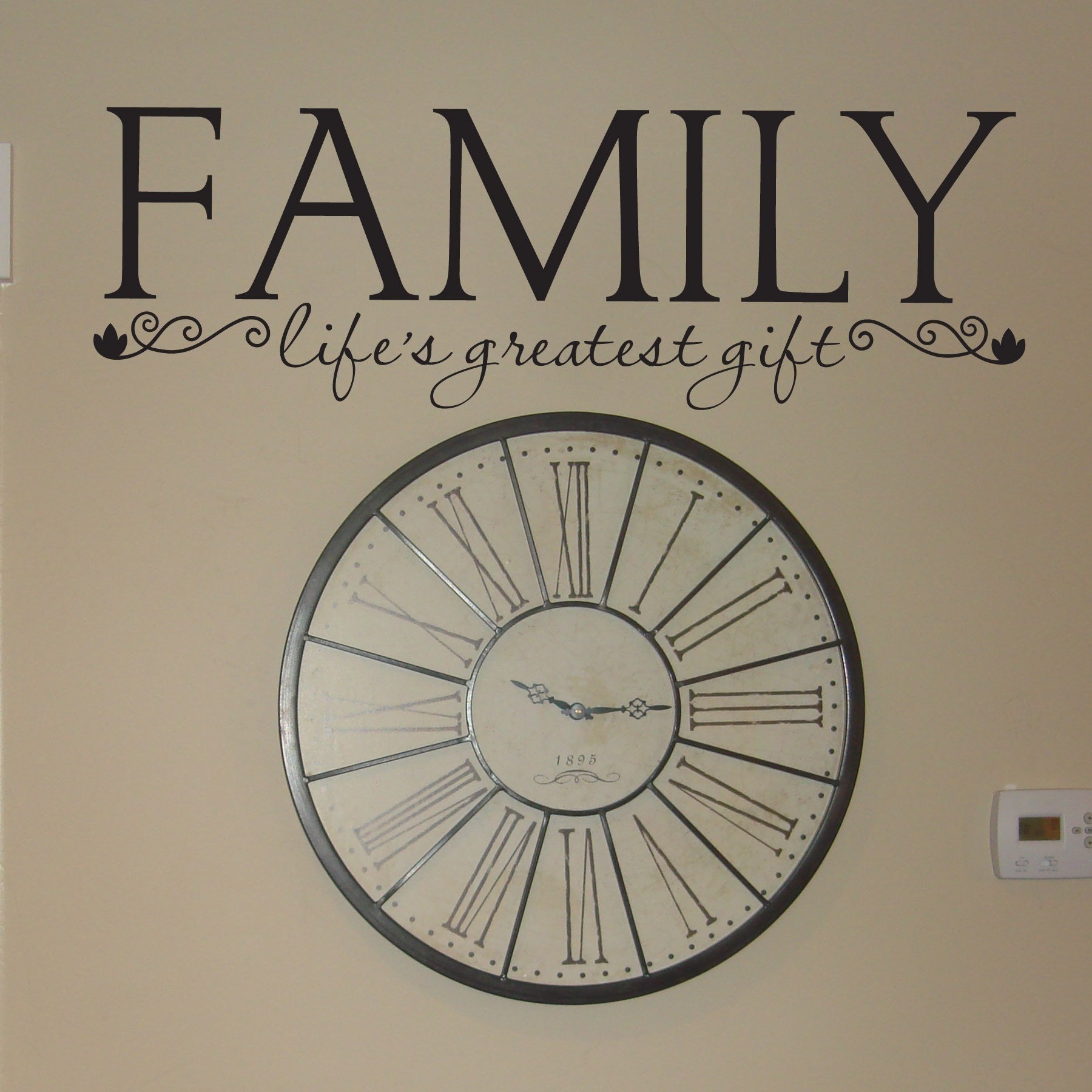 Family Lifes Greatest Gift - Vinyl Wall Lettering Living Decor