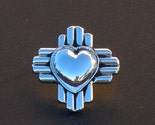 I Love New Mexico Sterling Silver Lapel Pin