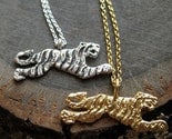 Tiger Necklace Sterling Silver