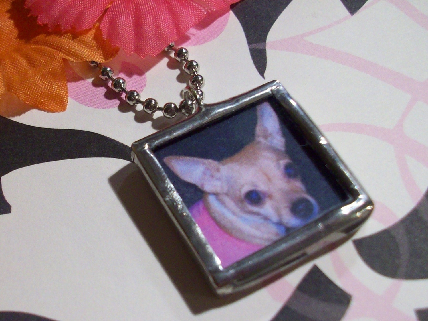 Customized Pendant with photo of your beloved pet, loved ones, vacation shots