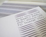 Wave Flat Greeting Card - Thank You
