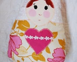 Immaculate Heart of Mary Pillow Doll made from Amy Butler Tree Peony