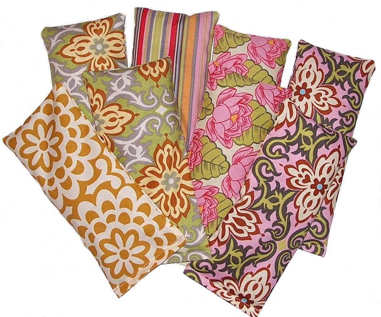 8 Eye Pillows Wholesale with Amy Butler Fabric