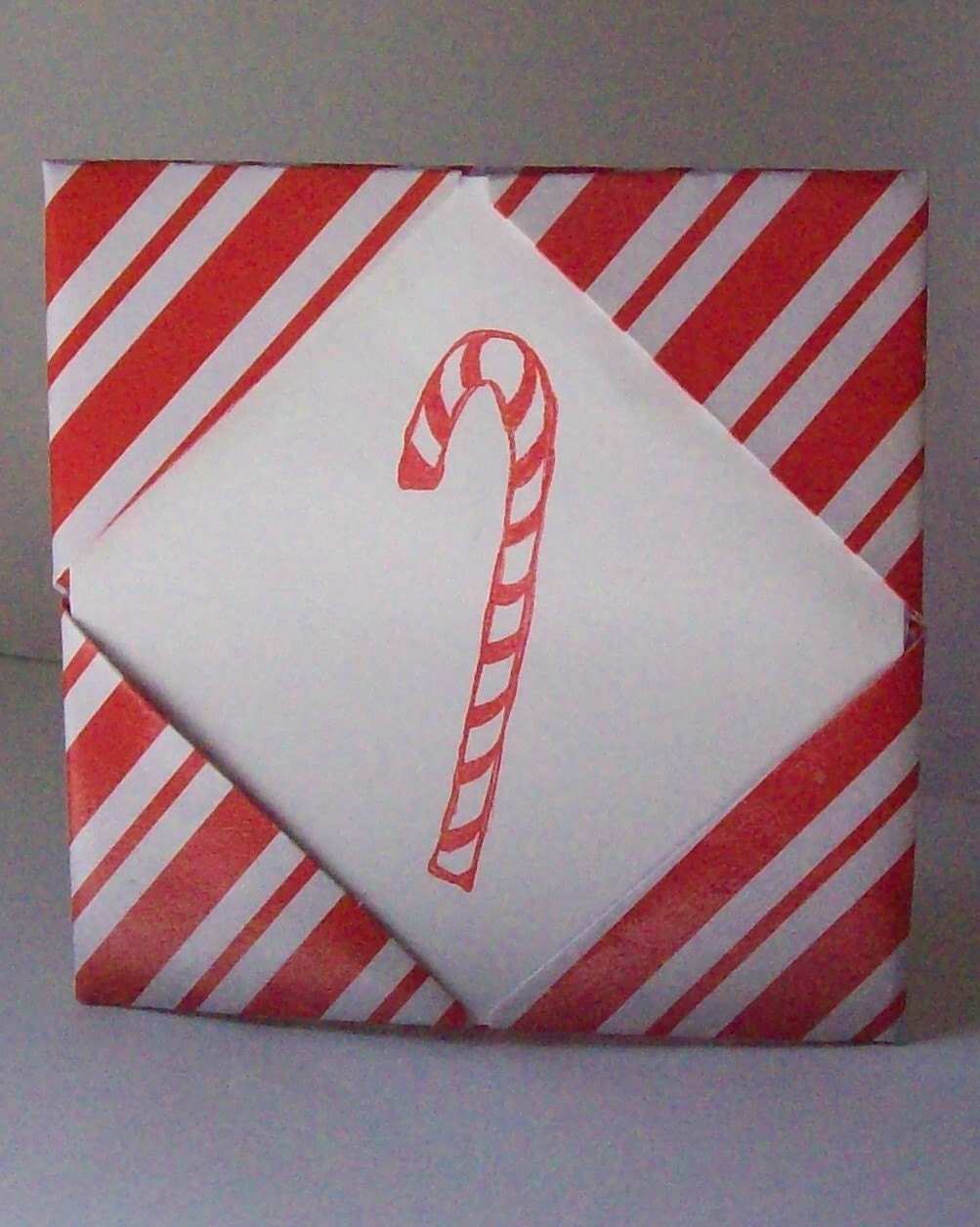 Candy Cane Card/Picture Frame/Gift Card Holder