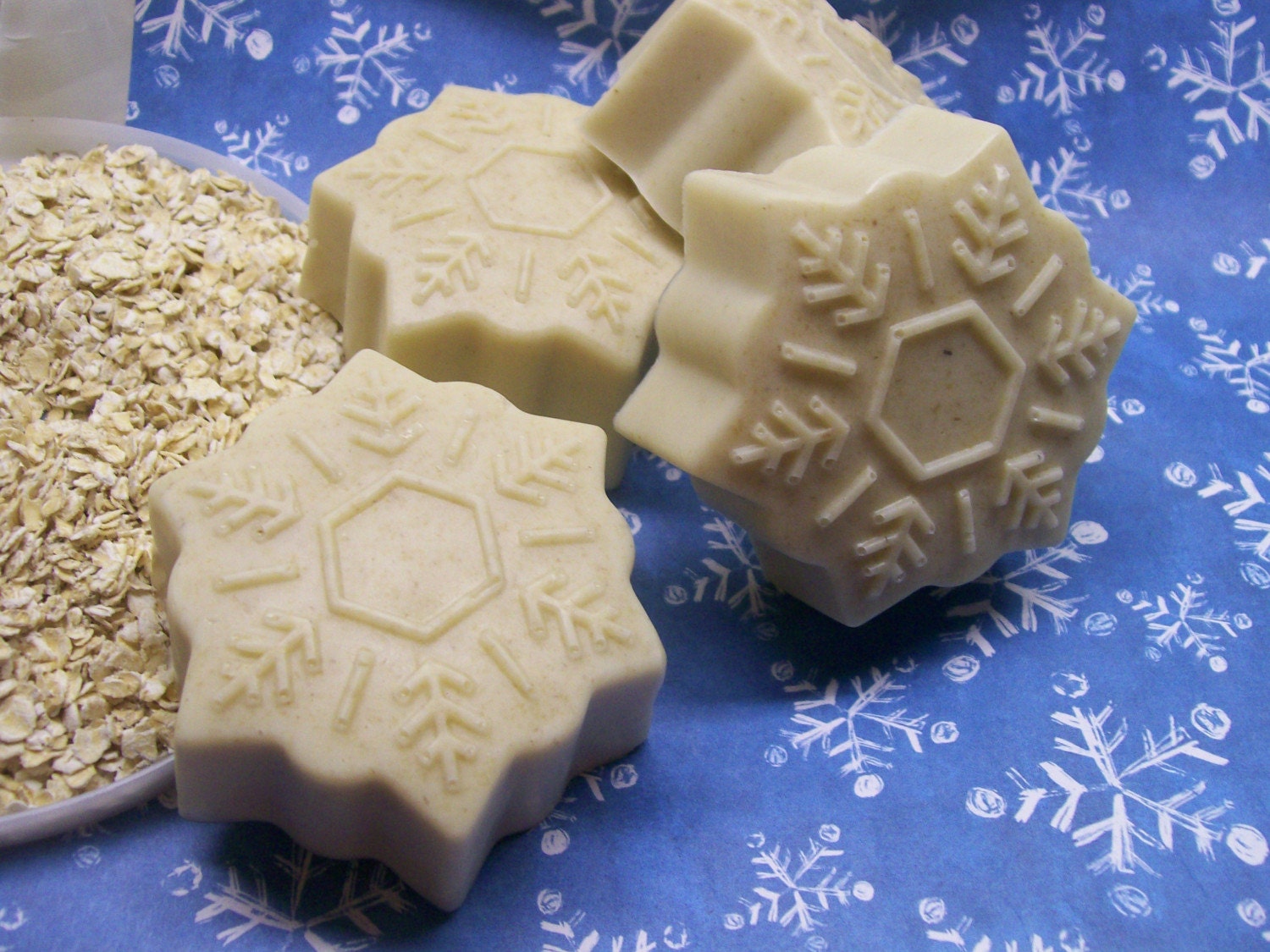 Oatmeal Snowflake Soap
