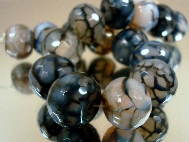 Cracked Agate Loose Beads - PS144
