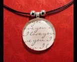 I LOVE YOU -Valentine-SWEET AND DAINTY 1 inch Round GLASS PENDANT