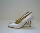 Vintage White Satin Bridal Heels
