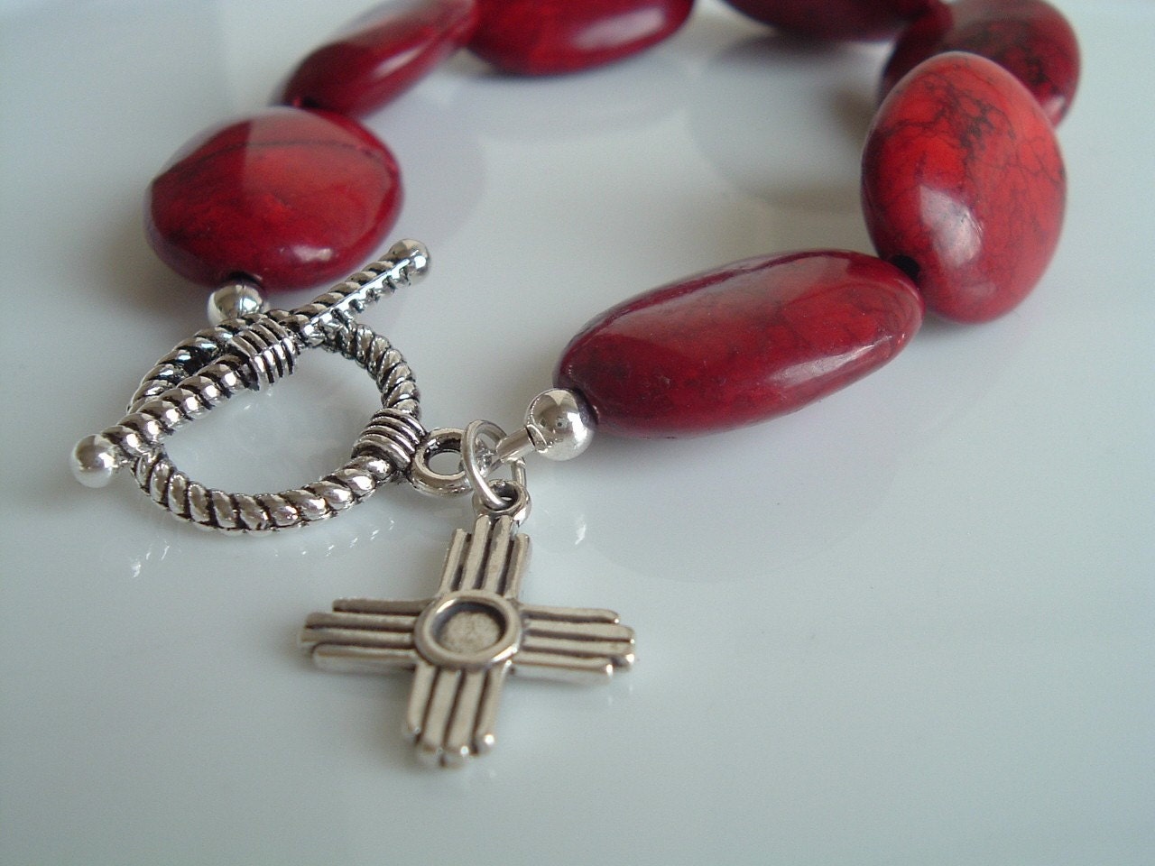 Santa Fe  Ruby Red Bracelet