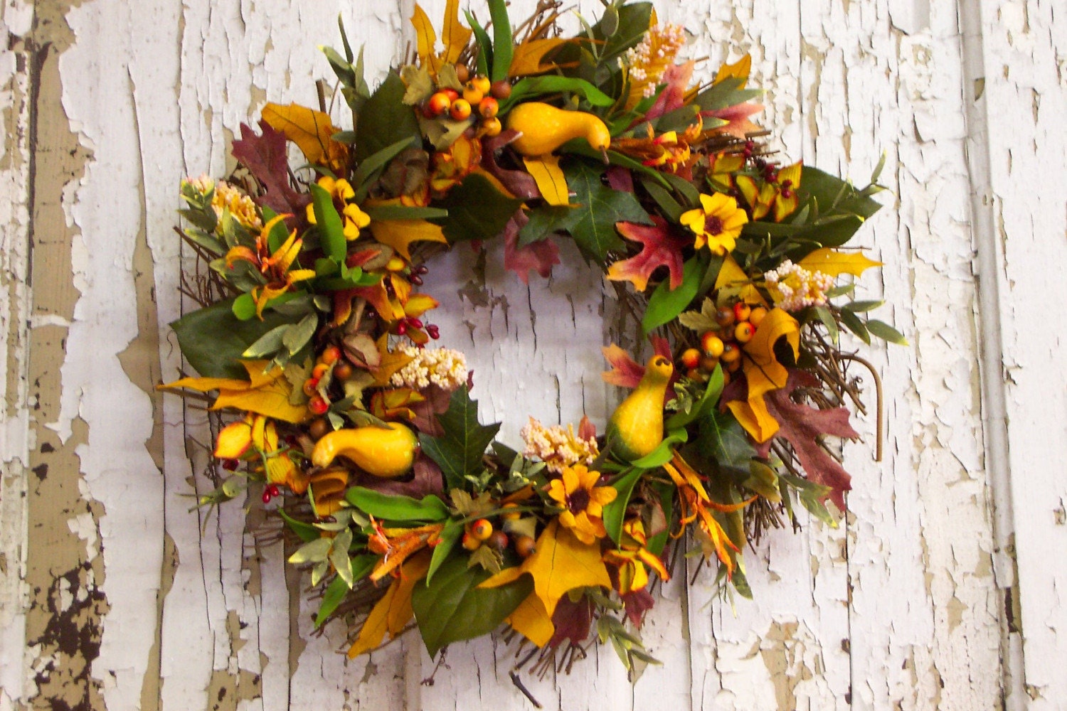 Signs of Autumn Fall Wreath