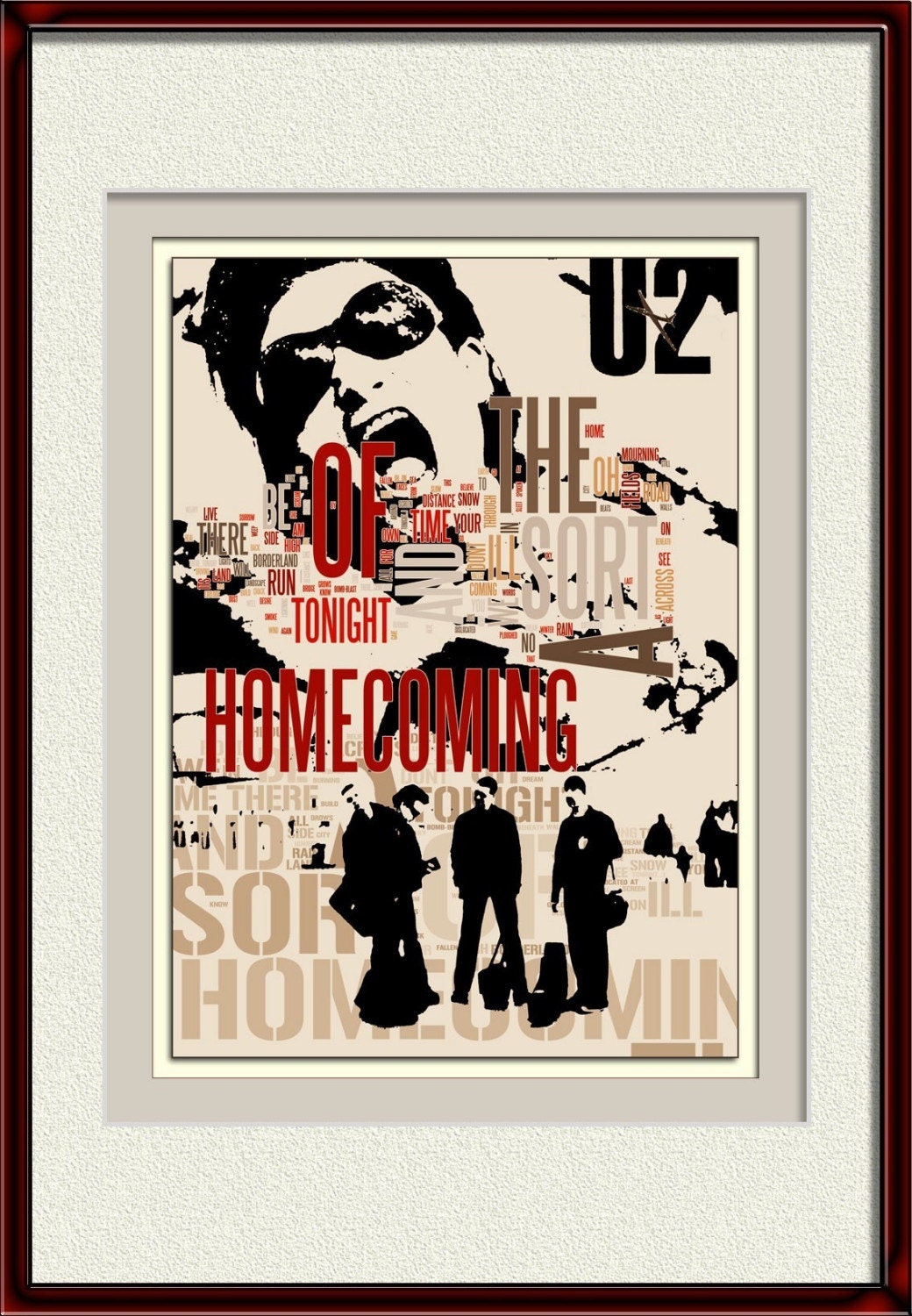 A Sort of Homecoming - u2 the song - collage limited edition