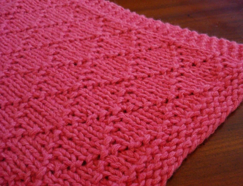 SALE Diamonds in Cashmere Magenta Baby Blanket OOAK Free Shipping Ready to Ship