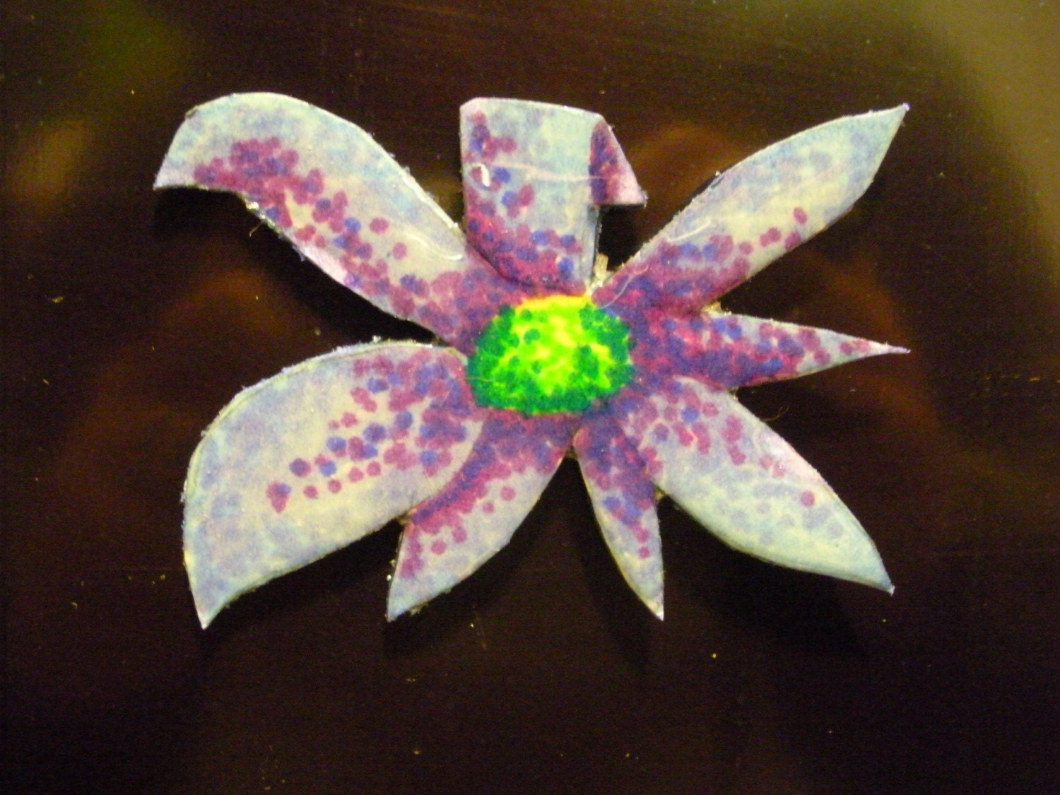 Flower Magnet-Purple
