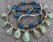 Turquoise and Apatite Spirit Necklace