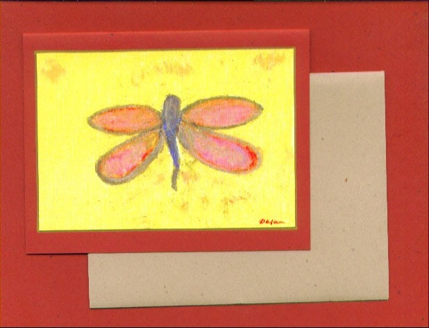 Dragonfly Note Card