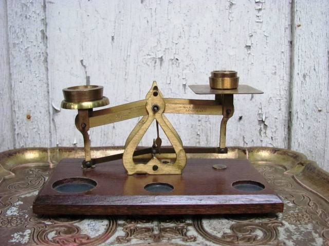 PUT THE WEIGHT ON ME Balance Scale Made in England