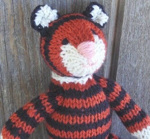 Tiger, Hand Knit, All Natural, Eco-Friendly, Meet Sumo