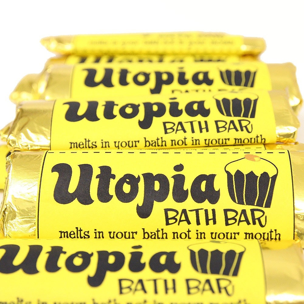 Utopia Bath Bar with tropical fruit scent