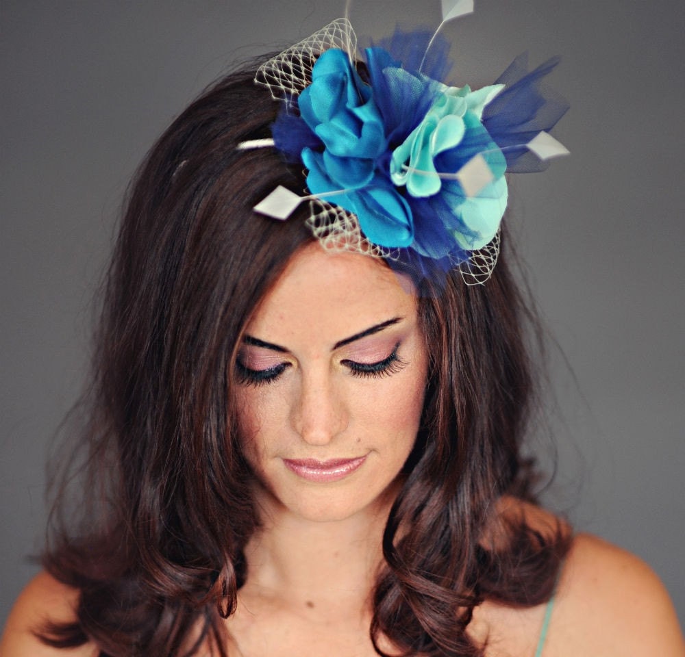 Allison - Fairy tale blue headband