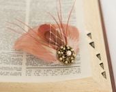 Custom Bridal Feather Fascinator