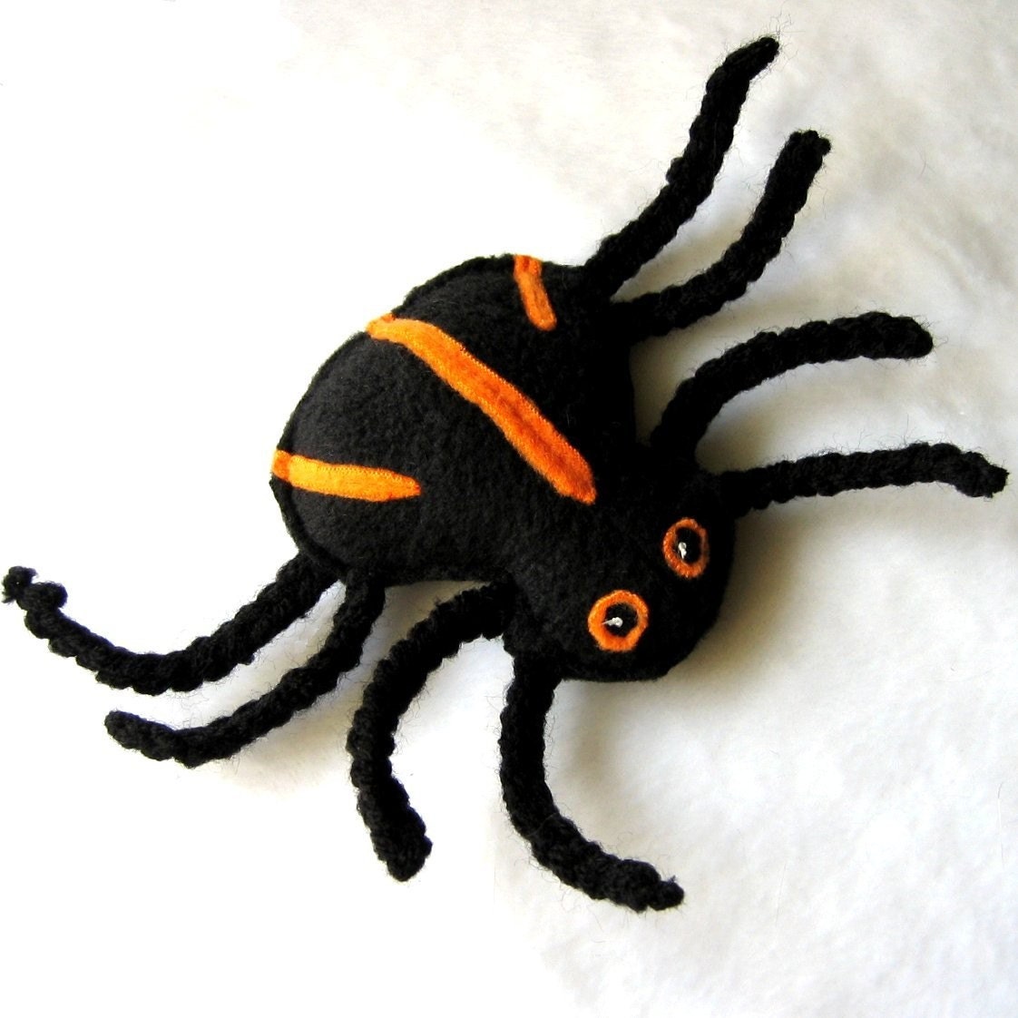 Spencer The Spooky Spider Organic Catnip Bell Cat Toy