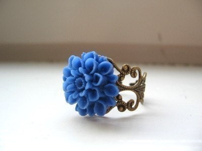 Blusher - Cobalt Blue Mum Ring