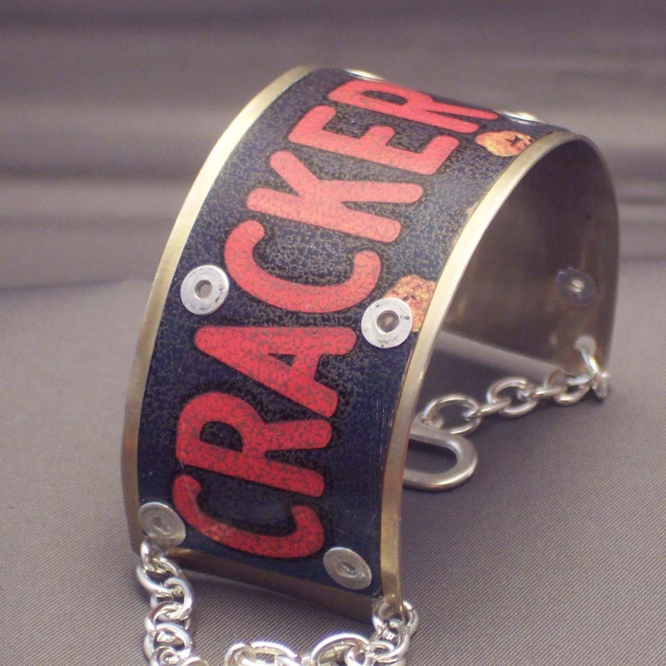 CRACKER JACK Metal Cuff Bracelet
