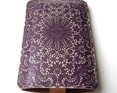 Leather Purple Lace  All iPhone's , iTouch case