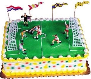 Soccer Cake Decoration Kit World Class